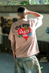 "LOVE FRY GUYS" BALLON PRINTED S/S T-SHIRT