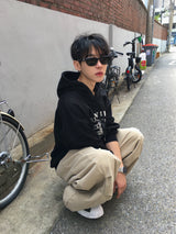 ナイティドオーバーフーディドTシャツ 4C
