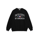 ASCLOアメリカ合衆国スウェットシャツ (4color)