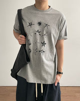 Fish Print Short Sleeve