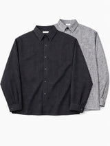 ミニチェックオーバーサイズシャツ (S, M, L / 3colors)