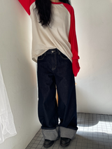 ライン ラグラン ティー