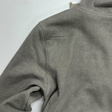 RIGHE UNBALANCE HOODED ZIP-UP GREY