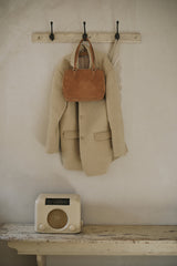 BROSCHE BAG SUEDE CARAMEL