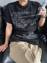 サッドピグメントショートスリーブTシャツ 3C