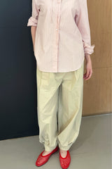 TWO-TUCK JOGGER PANTS_CREAM