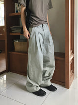 Arctic Cation Pintuck Curved Pants 2C