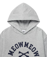 MEOW MEOW CAT EAR HOODIE GREY(CV2GFFM401A)