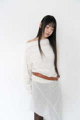 rose off-shoulder top(2colors)