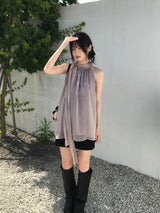 Sein Chiffon Halter Blouse (3 colors)