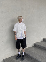 Nylon Pintuck Half Pants 2C