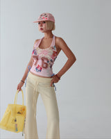 Pastel Bootcut Training Long Pants