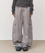 Bone Washed Cargo Pants