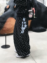 [SET] 97 スタースウェットワイドパンツ (2c)
