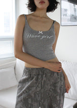 GIRL RIBBON SLEEVELESS