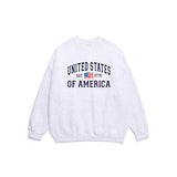 ASCLOアメリカ合衆国スウェットシャツ (4color)