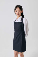 ODE BUCKLE MINI DRESS / CHARCOAL