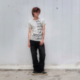 SEXXDEVIL Kill the trend プリントTシャツ