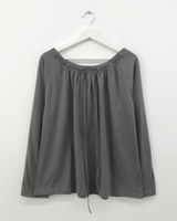 Hema Eyelet Shirred T-shirt (2color)