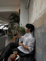 D-ring non-fade regular denim pants