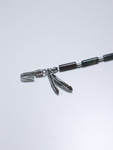 All surgical steel bamboo cylinder bracelet