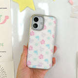 [MADE] [Glossy Glass Silver Bumper Case] Sea Breeze Pattern - Color