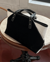 Oliver Color Stitch Big Cross & Tote Bag (Black)