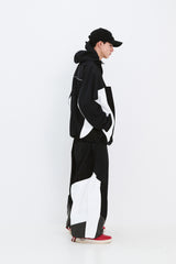 UNUSUAL HOODED JACKET BLACK