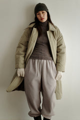 Oversized puffer coat, Khaki