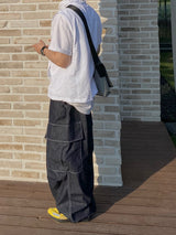 Nonfade stitch cargo balloon pants 2C