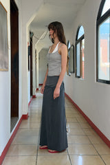 HENLEY BUTTON CAMISOLE - GREY