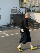 リネンカーペンターデニムハーフパンツ 2C