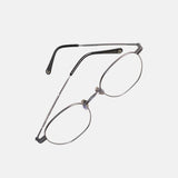 Knouun Round titanium glasses CODE. 101. A gray