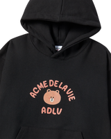 26SS BEAR DOLL HUG BROWN LINE FRIENDS HOODIE