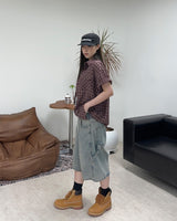 Cron two-pocket check shirt