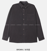 Wonderant Overfit Maximum One Pocket Pigment Shirt