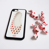 [Glass] strawberry shoes case 