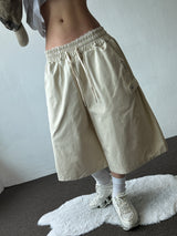 Jien Side Snap Cotton Bermuda Shorts 5color