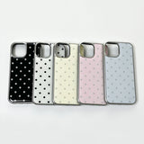 dot epoxy silver bumper case(black)