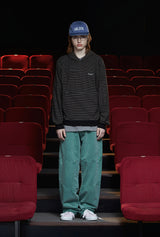 DYED ZIP CARGO PANTS / EMERALD