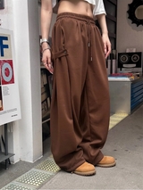 [Unisex]サイドストラップスウェットパンツ(5color)
