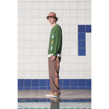 LOGO GINGHAM CHECK CAP / RED