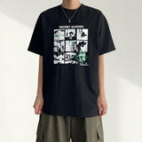 チークイラストフォトプリントショートスリーブTシャツ(3 colors)