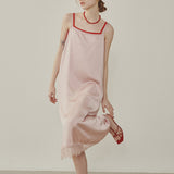Melrose Satin Lace Dress