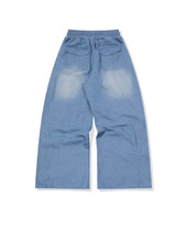 26SS★ Washed Balloon Cargo Denim Pants