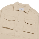 25SS OVRERSIZE FOUR POCKET WORK JACKET BEIGE