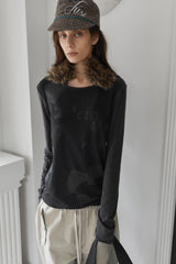 26SS★ KNITTED LEG WARMER COTTON SARROUEL PANTS