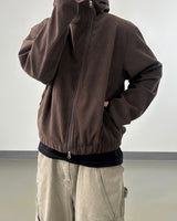 Bio unbalanced corduroy warmer jacket