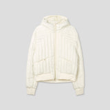 ジュノクロップフーデッドカットアウトライトウェイトパディング 3C