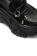 YEEL PLATFORM LOAFER BLACK